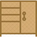 Four Portion Door Cabinet Icon
