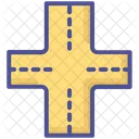 Four Side Road  Icon