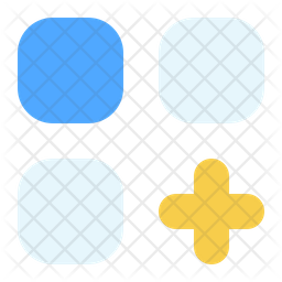 Free Four Squares Outline SVG, PNG Icon, Symbol. Download Image.