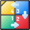 Four Square List Option Icon