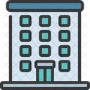 Four Story Building  Icon
