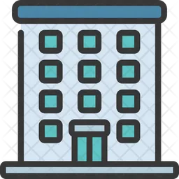 Four Story Building  Icon