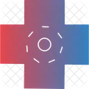 Four way road  Icon