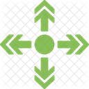 Four Ways Arrow  Icon