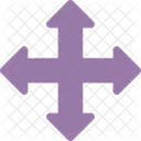 Four Ways Arrow  Icon