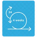 Four Week Sprint  Icon
