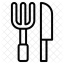 Fourchette Et Couteau Couteau Fourchette Icon