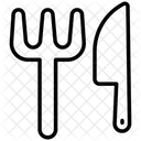 Fourchette Et Couteau Couteau Fourchette Icon