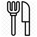 Fourchette Et Couteau Couteau Fourchette Icon