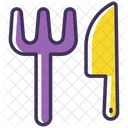 Fourchette Et Couteau Icon
