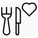 Fourchette Et Couteau Couteau Fourchette Icon