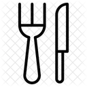 Fourchette Et Couteau Couteau Fourchette Icon