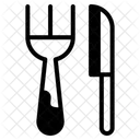 Fourchette Et Couteau Couteau Fourchette Icon