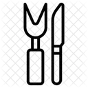 Fourchette Et Couteau Icon