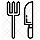 Fourchette Et Couteau Couteau Fourchette Icon