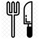 Fourchette Et Couteau Couteau Fourchette Icon
