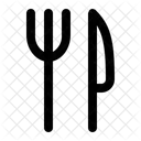 Fourchette Et Couteau Couteau Fourchette Icon