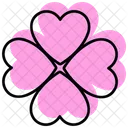 Fourleaf Four Leaf Clover Luck Icono