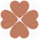 Fourleaf Four Leaf Clover Luck Icono