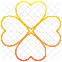 Fourleaf Four Leaf Clover Luck Icono
