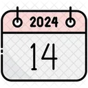 Fourteenth Calendar 2024 Icon