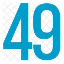 Fourty Nine Numbers Icon