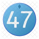 Fourty Seven Coin Crystal Icon