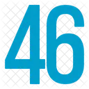 Fourty Six Numbers Icon
