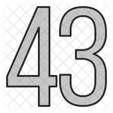 Numbers Days 43 Icon