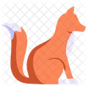 Flat Fox Icon