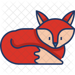 Download Free Fox Colored Outline Icon Available In Svg Png Eps Ai Icon Fonts