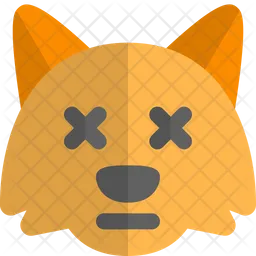 Fox Death Emoji Icon