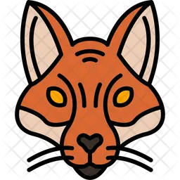 Fox Face  Icon