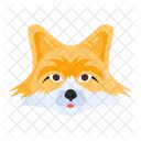 Fox Face Vulpes Wild Animal Icon