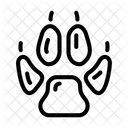 Fox Footprint  Icon