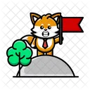 Fox Get Success Cute Fox Fox Icon