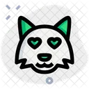 Fox Heart Eyes  Icon