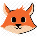 Fox Face Animal Icon