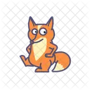 Fox Animal Wildlife Icon