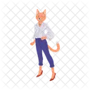 Vector Fox Furry Icon