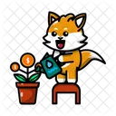 Fox Is Investing Cute Fox Fox Icon