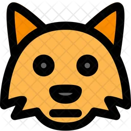 Fox Neutral Emoji Icon