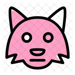Fox Neutral Emoji Icon