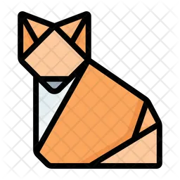 Fox Origami  Icon