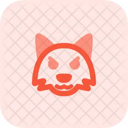 Fox Pouting Emoji Icon