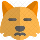Fox Sad Closed Eyes Animal Wildlife Icon