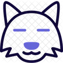Fox Sad Closed Eyes  Icon