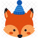 Fox Winter Hat Icon