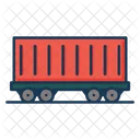 Fracht Container Fahrzeug Icon