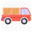 Lastwagen Guterwagen Warenlieferung Symbol